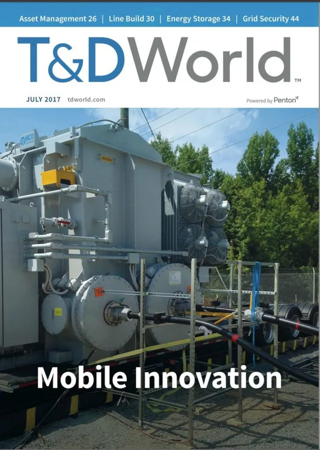 T&D World magazine cover — Asset Management Approach Yields Savings