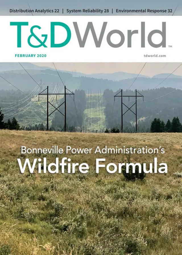 T&D World magazine cover — Co-op Improves Substation Inspections with Analytics