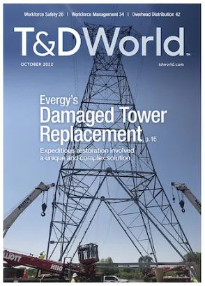T&D World magazine cover — Cloud-Based Job Briefings Maximize Safety
