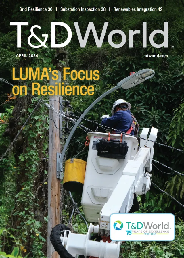 T&D World magazine cover — EnergyUnited Transforms Substation Inspection Process